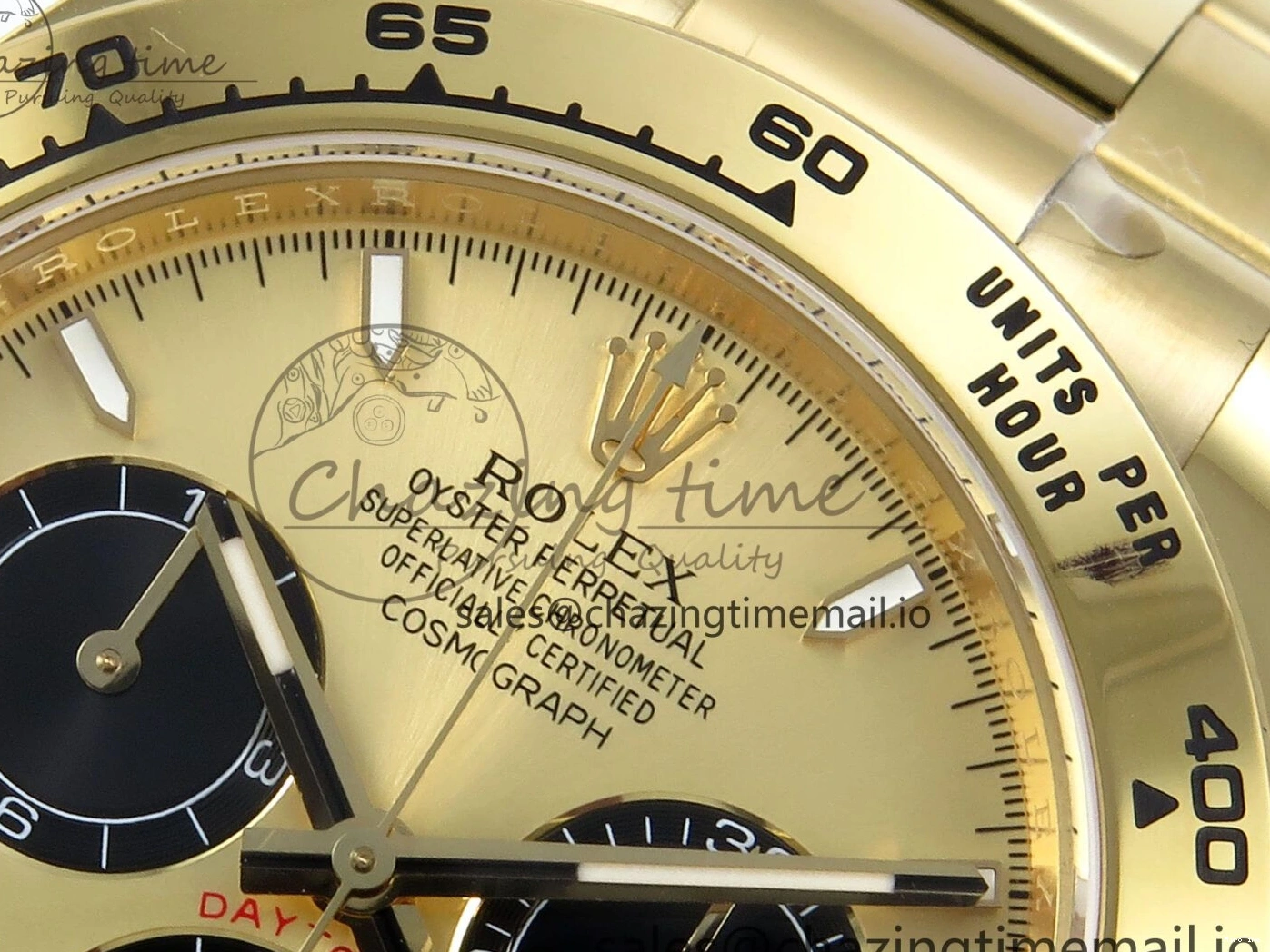 MiroTime 0318 Daytona 126508 APSF 1:1 Best Edition YG Black Dial on YG Braclet SH Unisex 739